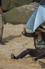 BRYCE DALLAS HOWARD on the Set of Jurassic World 2 in Hawaii 07/07/2017