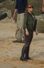 BRYCE DALLAS HOWARD on the Set of Jurassic World 2 in Hawaii 07/07/2017