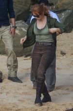 BRYCE DALLAS HOWARD on the Set of Jurassic World 2 in Hawaii 07/07/2017