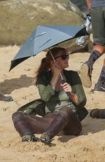 BRYCE DALLAS HOWARD on the Set of Jurassic World 2 in Hawaii 07/07/2017