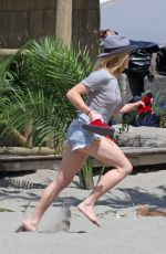 CAITY LOTZ on the Set of Legends of Tomorrow in Vancouver 07/20/2017