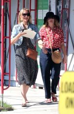 CAMERON DIAZ and DREW BARRYMORE Shopping at Melrose Place 07/15/2017