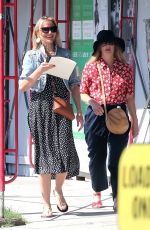 CAMERON DIAZ and DREW BARRYMORE Shopping at Melrose Place 07/15/2017