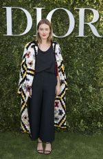 CAMILLE ROWE at Christian Dior Fashion Show Photocall in Paris 07/03/2017