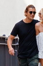 CANDICE SWANEPOEL and Hermann Nicoli Out to Brunch in New York 07/04/2017