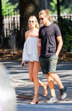 CANDICE SWANEPOEL and Hermann Nicoli Out to Brunch in New York 07/04/2017