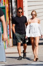 CANDICE SWANEPOEL and Hermann Nicoli Out to Brunch in New York 07/04/2017