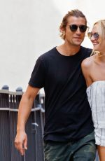 CANDICE SWANEPOEL and Hermann Nicoli Out to Brunch in New York 07/04/2017