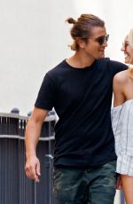 CANDICE SWANEPOEL and Hermann Nicoli Out to Brunch in New York 07/04/2017