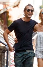 CANDICE SWANEPOEL and Hermann Nicoli Out to Brunch in New York 07/04/2017