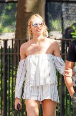 CANDICE SWANEPOEL and Hermann Nicoli Out to Brunch in New York 07/04/2017
