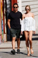 CANDICE SWANEPOEL and Hermann Nicoli Out to Brunch in New York 07/04/2017