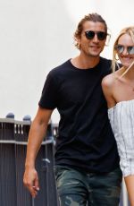CANDICE SWANEPOEL and Hermann Nicoli Out to Brunch in New York 07/04/2017