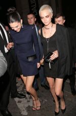 CARA DELEVINGNE and KENDALL JENNER at Vogue Party at Paris Fashion Week 07/04/2017