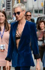 CARA DELEVINGNE Arrives at Late Show with Stephen Colbert in New York 07/20/2017