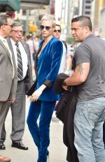 CARA DELEVINGNE Arrives at Late Show with Stephen Colbert in New York 07/20/2017