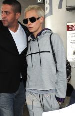 CARA DELEVINGNE Arrives at LAX Airport in Los Angeles 07/15/2017