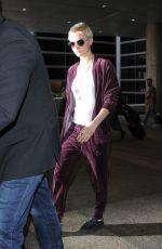CARA DELEVINGNE Arrives at LAX Airport in Los Angeles 07/29/2017