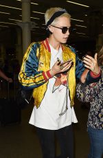 CARA DELEVINGNE Arrives in London 07/07/2017