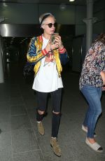 CARA DELEVINGNE Arrives in London 07/07/2017