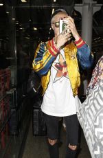 CARA DELEVINGNE Arrives in London 07/07/2017