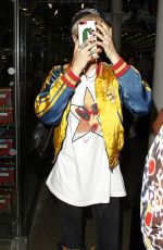 CARA DELEVINGNE Arrives in London 07/07/2017