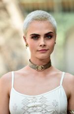 CARA DELEVINGNE at Chanel Fashion Show in Paris 07/04/2017