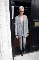 CARA DELEVINGNE at Kiss FM Radio in London 07/24/2017