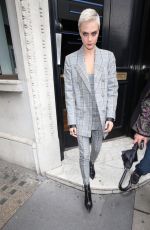 CARA DELEVINGNE at Kiss FM Radio in London 07/24/2017
