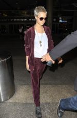 CARA DELEVINGNE at Los Angeles International Airport 05/29/2017