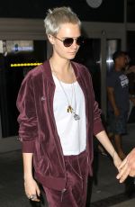 CARA DELEVINGNE at Los Angeles International Airport 05/29/2017