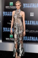 CARA DELEVINGNE at Valerian and the City of a Thousand Planet Premiere in Hollywood 07/17/2017