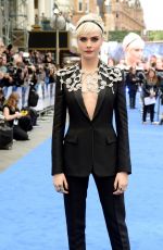 CARA DELEVINGNE at Valerian and the City of a Thousand Planets Premiere in London 07/24/2017