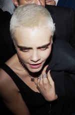 CARA DELEVINGNE at Vogue Party at Paris Fashion Week 07/04/2017