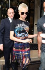 CARA DELEVINGNE Out and About in Paris 07/05/2017