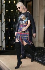 CARA DELEVINGNE Out and About in Paris 07/05/2017