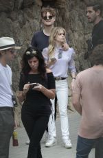 CARLSON YOUNG Out with Her Husband in Barcelona 07/10/2017