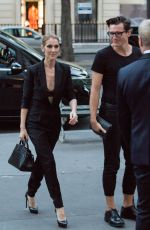 CELINE DION at Royal Monceau Hotel in Paris 07/21/2017