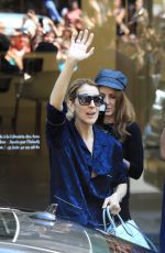 CELINE DION Leaves Her Hotel in Paris 07/04/2017