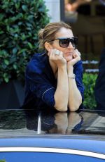 CELINE DION Leaves Her Hotel in Paris 07/04/2017