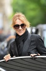 CELINE DION Leaves Royal Monceau Hotel in Paris 07/01/2017