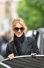 CELINE DION Leaves Royal Monceau Hotel in Paris 07/01/2017