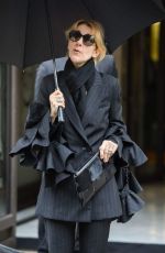 CELINE DION Leaves Royal Monceau Hotel in Paris 07/01/2017