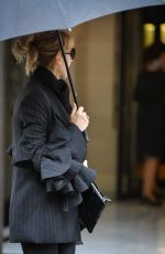 CELINE DION Leaves Royal Monceau Hotel in Paris 07/01/2017