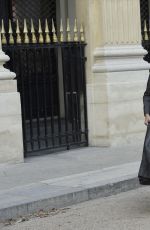 CELINE DION on the Set of a Photoshoot at Palais Royal in Paris 07/06/2017