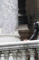 CELINE DIONon the Set of a Photoshoot in Paris 07/10/2017