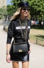CHAIARA FERRAGNI at Chanel Fashion Show at Haute Couture Paris Fashion Week 07/04/2017