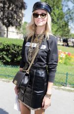 CHAIARA FERRAGNI at Chanel Fashion Show at Haute Couture Paris Fashion Week 07/04/2017