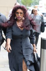 CHAKA KHAN Arrives at Mediacityuk Studios in Manchester 07/22/2017