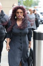 CHAKA KHAN Arrives at Mediacityuk Studios in Manchester 07/22/2017